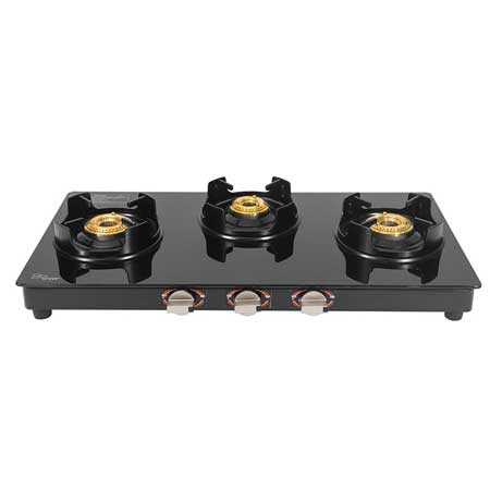 GAS STOVE GLASS TOP 3BURNER